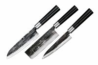 Набор из 3 кухонных ножей "Samura SUPER 5" (23, 43, 95)  - фото 1