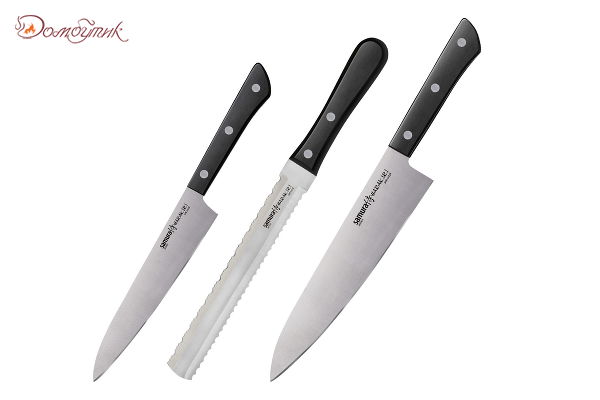 Набор ножей 3 в 1 "Samura HARAKIRI" 23, 57, 85,