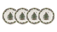 Набор 4 шт закусочных тарелок 20 см "Рождественская ель. Эксклюзив" , Spode - фото 1