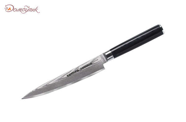 Нож кухонный "Samura DAMASCUS" универсальный 150 мм, дамаск 67 слоев - фото 1