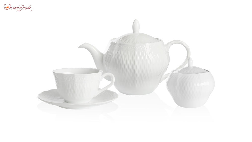 Сервиз чайный "Шер Бланк" на 4 персоны 10 предметов, Noritake - фото 1