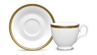 Чашка чайная 240 мл с блюдцем Шарлотта Голд, Noritake - фото 1
