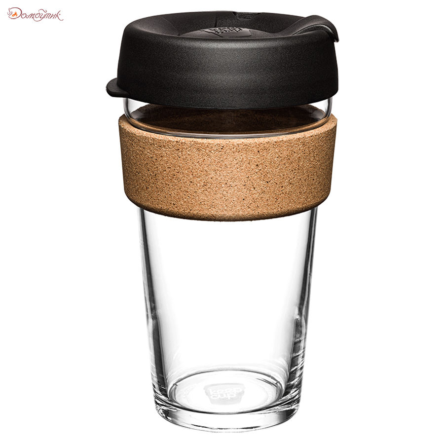 Кружка KeepCup Brew Cork L 454 мл Black - фото 2