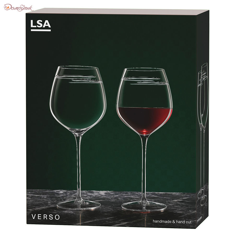 Набор из 2 бокалов для красного вина Signature Verso 750 мл, LSA International - фото 7