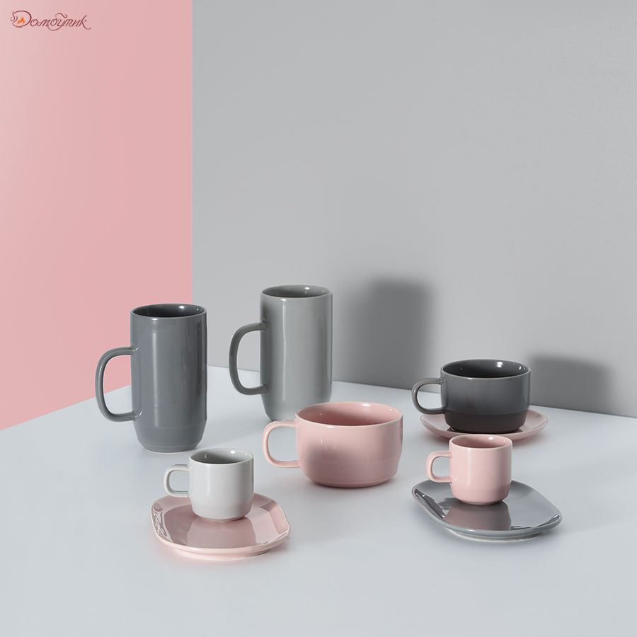 Тарелка сервировочная Cafe Concept 19,6х12,5 см розовая - фото 6
