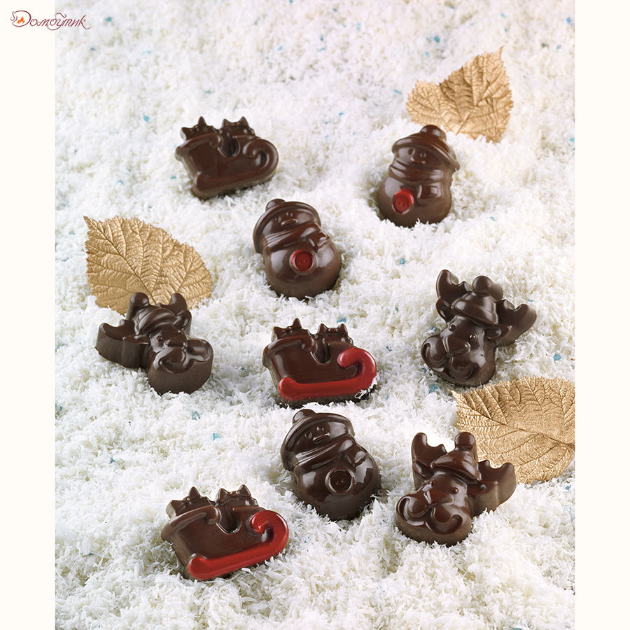 Форма для приготовления конфет Choco Winter силиконовая - фото 2