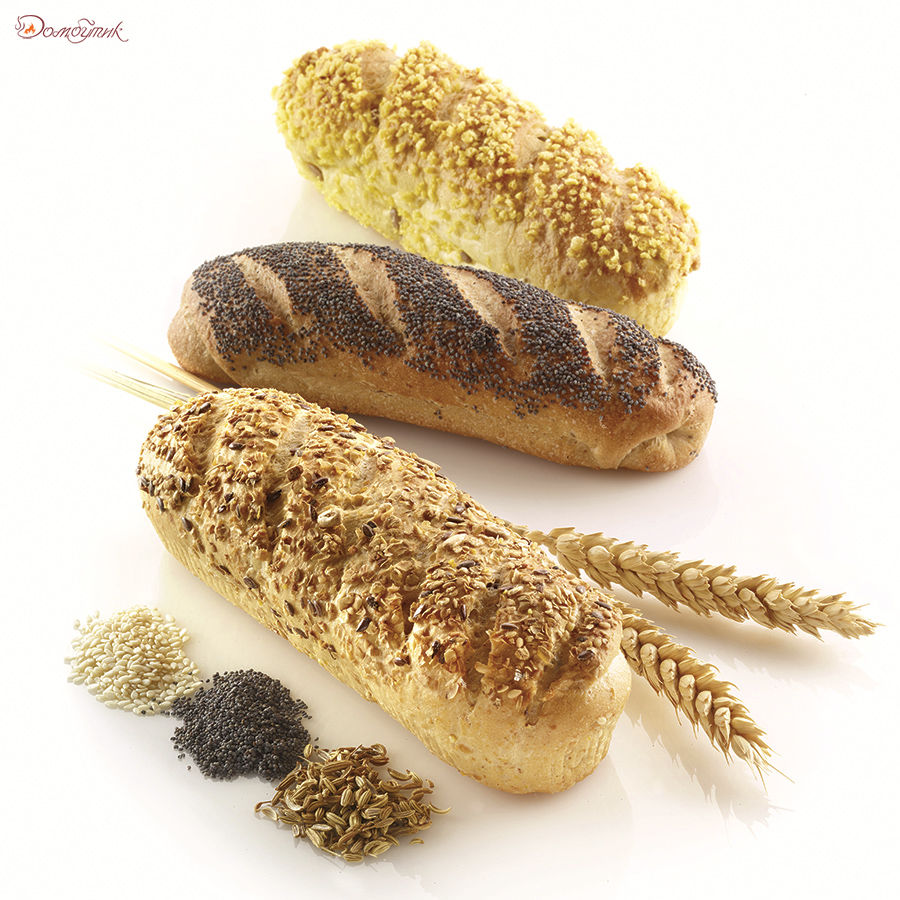 Форма для приготовления мини-багетов Mini Baguette Bread силиконовая - фото 2