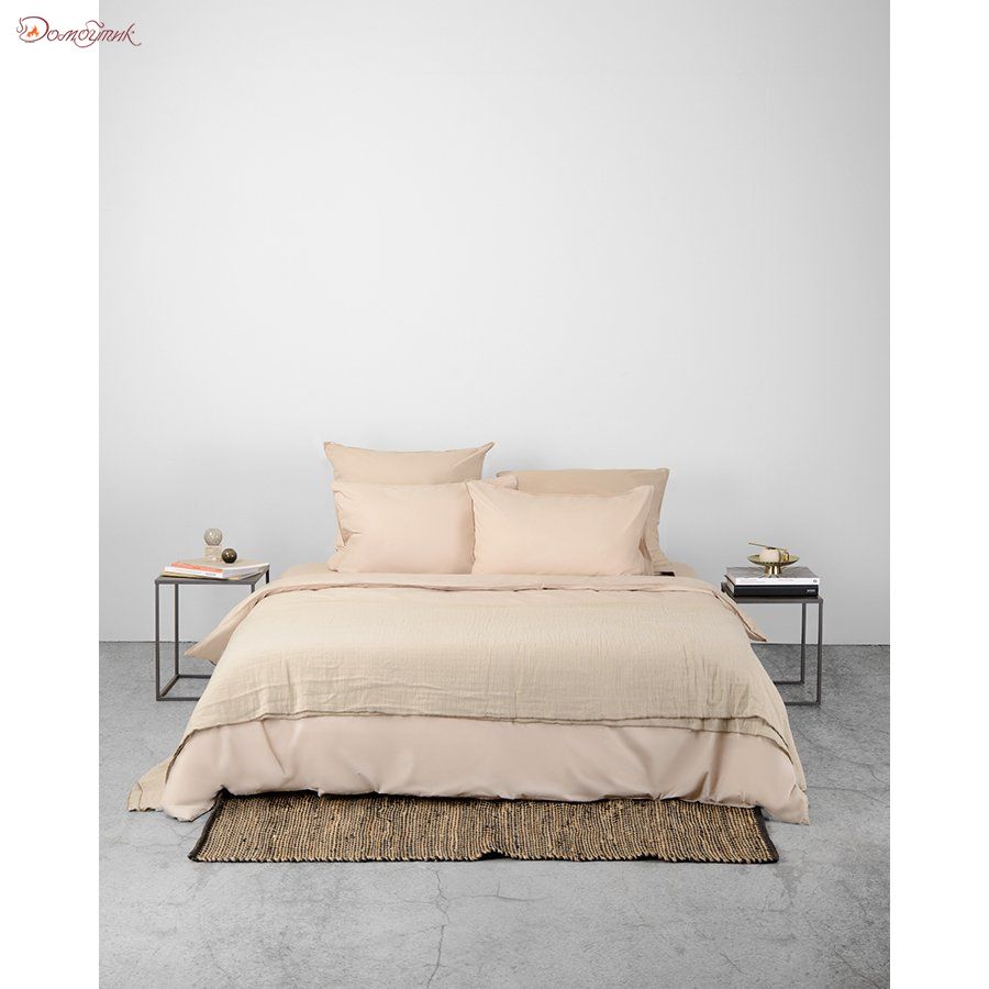 Двуспальный комплект постельного белья из органического стираного хлопка Essential, Tkano - фото 3