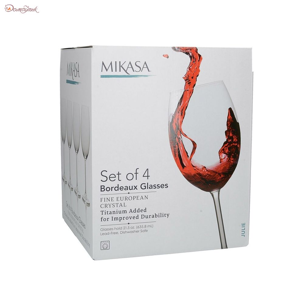Набор бокалов для красного вина 635 мл 4 шт. Mikasa - фото 2