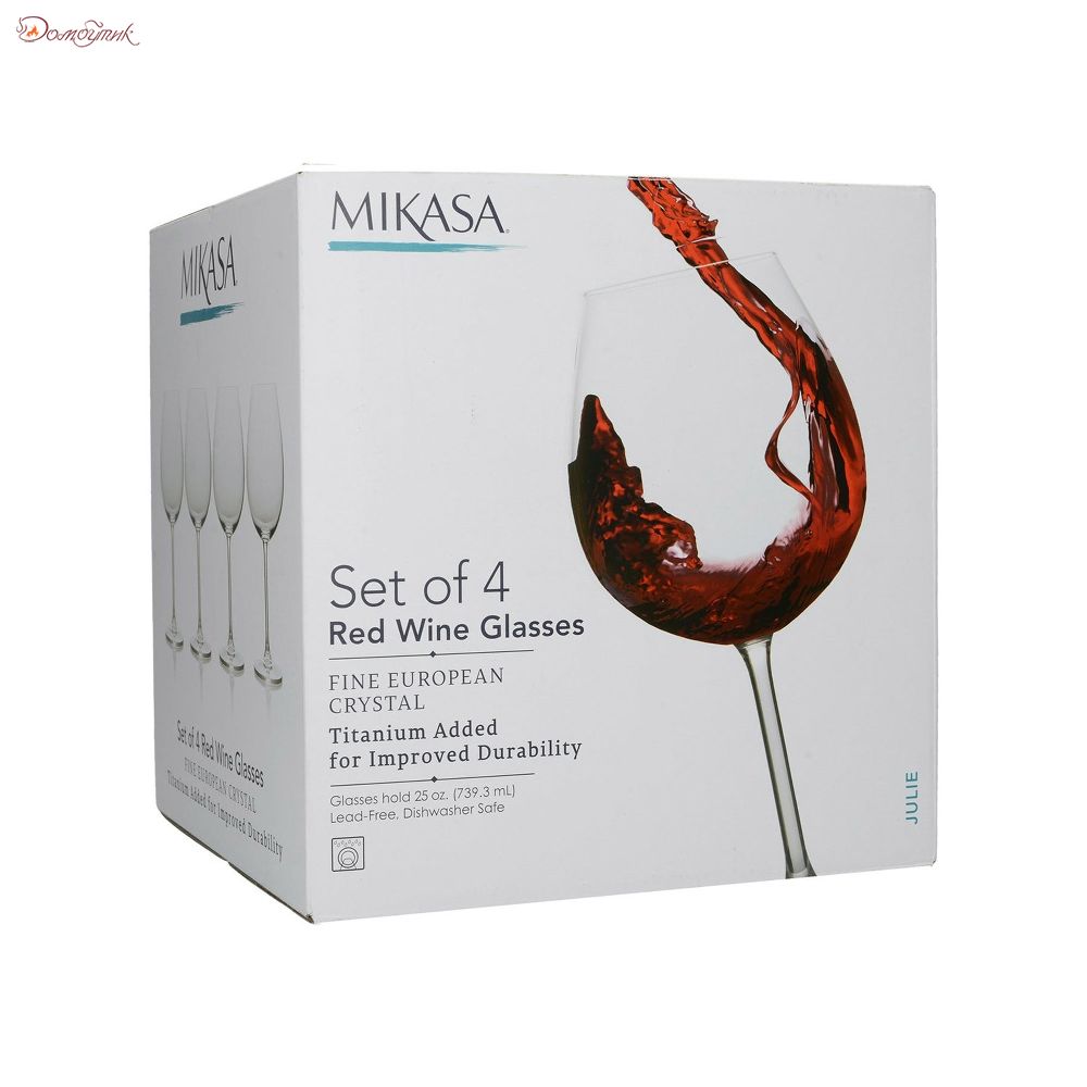 Набор бокалов для красного вина 739 мл 4 шт. Mikasa - фото 4
