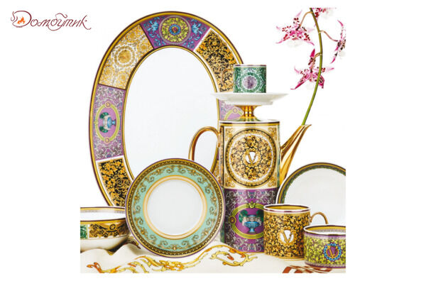 Сервиз чайный Rosenthal Versace Барокко Мозаик на 6 персон 15 предметов, фарфор - фото 7