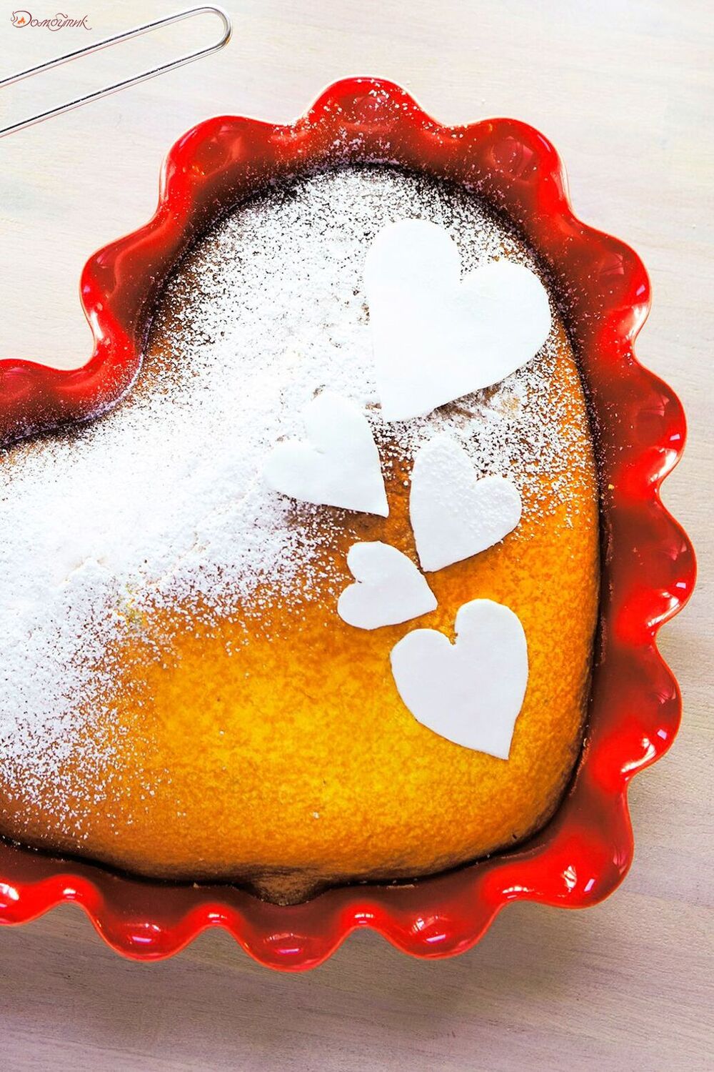 Форма для пирога, "Сердце", цвет: алый - фото 2