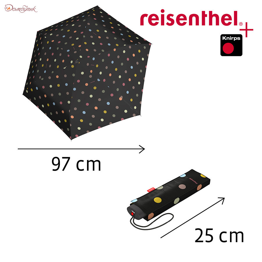 Зонт механический Pocket mini dots - фото 3