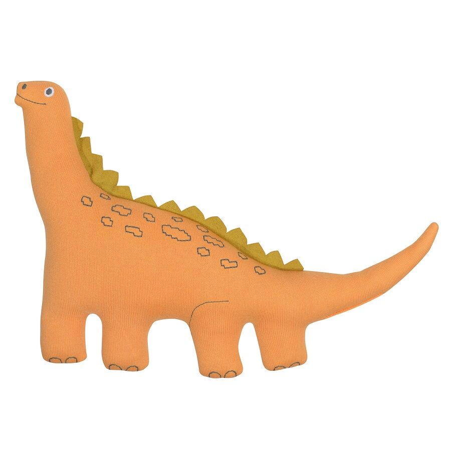 Игрушка мягкая вязаная Динозавр Toto из коллекции Tiny world 42х25 см - фото 4