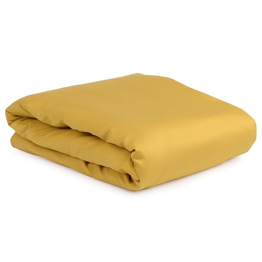 Комплект детского постельного белья из сатина горчичного цвета из коллекции Essential, 100х120 см - фото 4