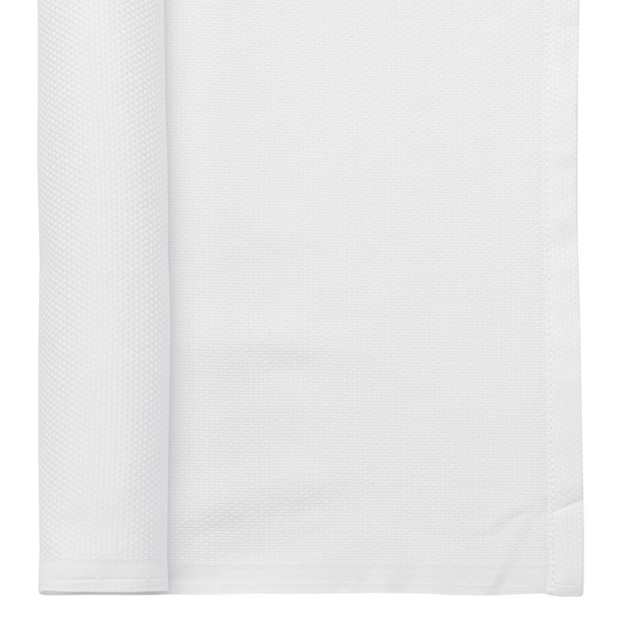 Салфетка белого цвета с фактурным рисунком из хлопка из коллекции Essential, 53х53см - фото 3