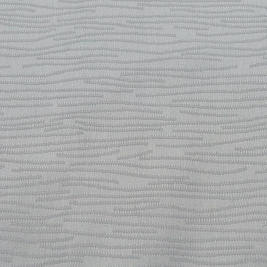 Салфетка сервировочная жаккардовая серого цвета из хлопка с вышивкой из коллекции Essential, 53х53 см - фото 4