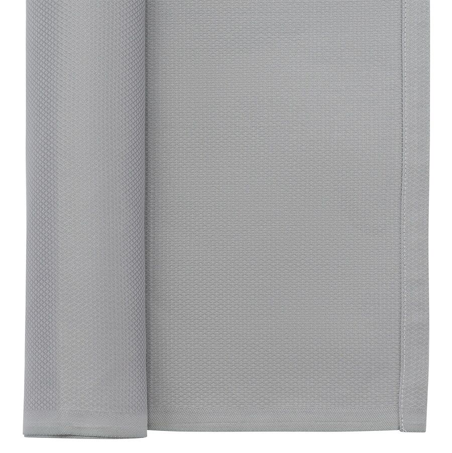 Салфетка серого цвета с фактурным рисунком из хлопка из коллекции Essential, 53х53см - фото 3