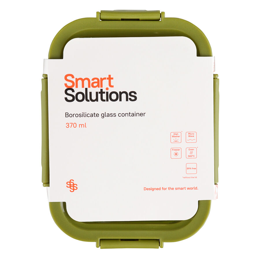 Контейнер для запекания, хранения и переноски продуктов в чехле Smart Solutions, 370 мл, зеленый - фото 10