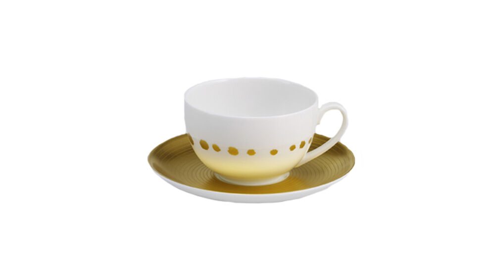 Чашка чайно-кофейная Dibbern Золотые жемчужины 250 мл, фарфор костяной - фото 2