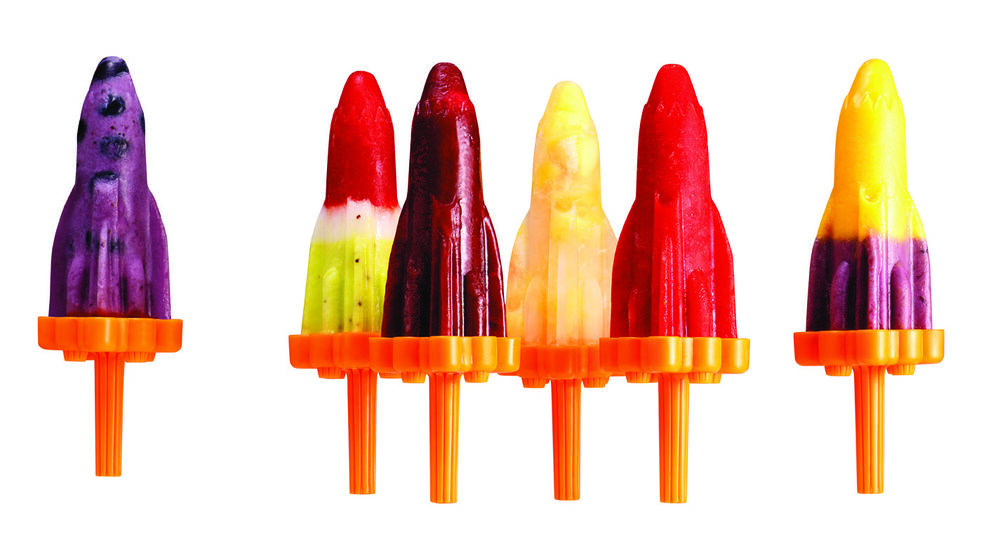 Набор формочек для мороженого на палочке Tovolo Ракета 75мл, 6 шт (оранжевый) - фото 2
