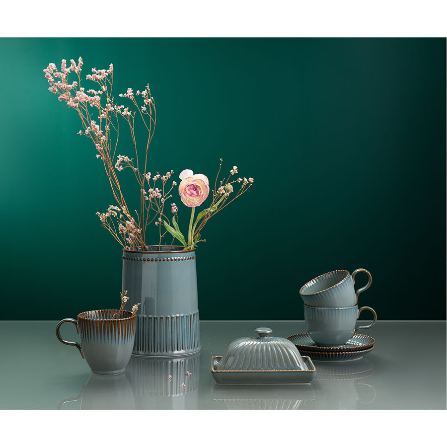Набор из двух чайных пар темно-серого цвета из коллекции Kitchen Spirit, 275 мл - фото 3
