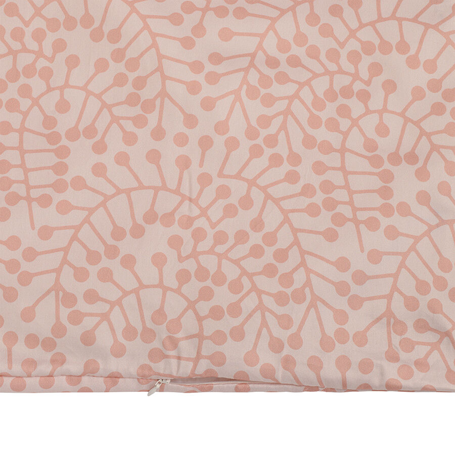 Комплект постельного белья розового цвета с принтом Спелая смородина из коллекции Scandinavian touch, 150х200 см - фото 3