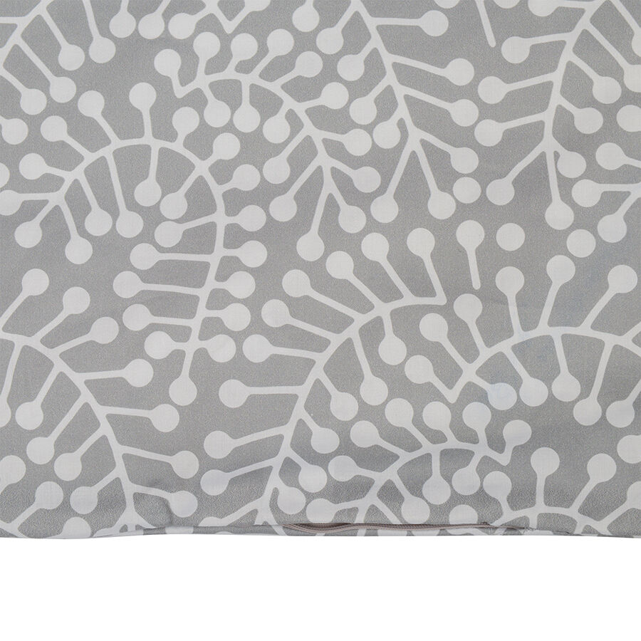 Комплект постельного белья серого цвета с принтом Спелая смородина из коллекции Scandinavian touch, 150х200 см - фото 3
