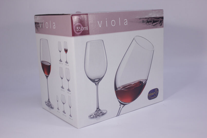 Набор бокалов для вина 350 мл 6 шт Виола, Bohemia - фото 4