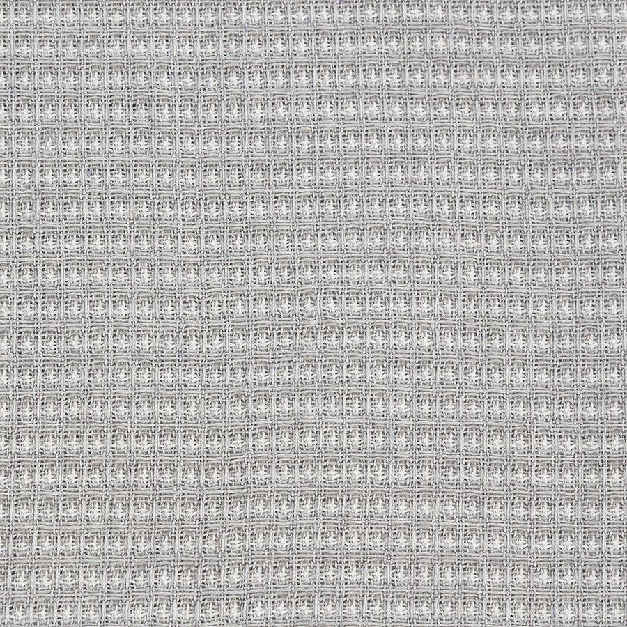 Набор из двух кухонных вафельных полотенец серого цвета из коллекции Essential, 50х70 см - фото 5