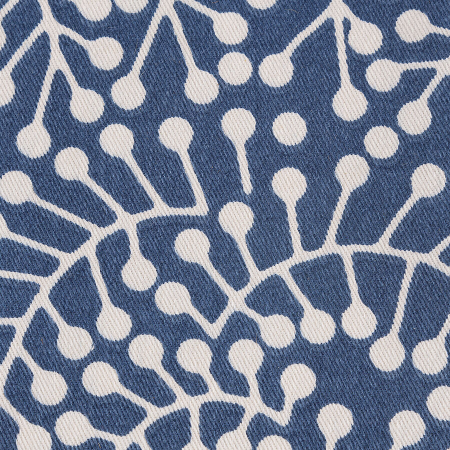 Набор из двух салфеток сервировочных темно-синего цвета с принтом Спелая Смородина из коллекции Scandinavian touch, 45х45 см - фото 4