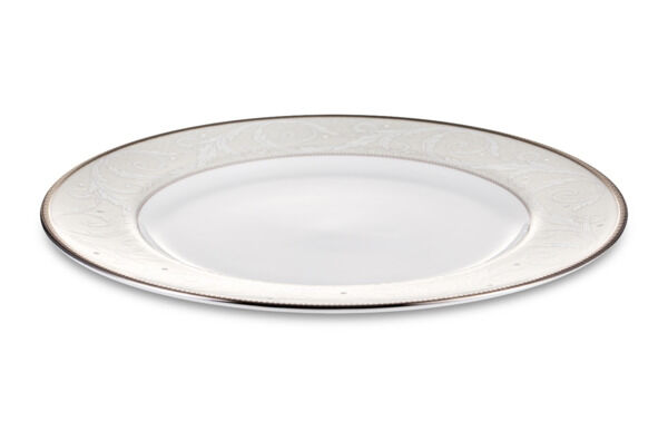 Тарелка обеденная Narumi Платиновый ноктюрн 27 см, фарфор костяной - фото 2