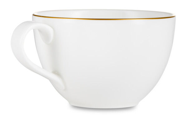 Чашка чайная с блюдцем Narumi Сверкающее Золото 270 мл, фарфор костяной - фото 6