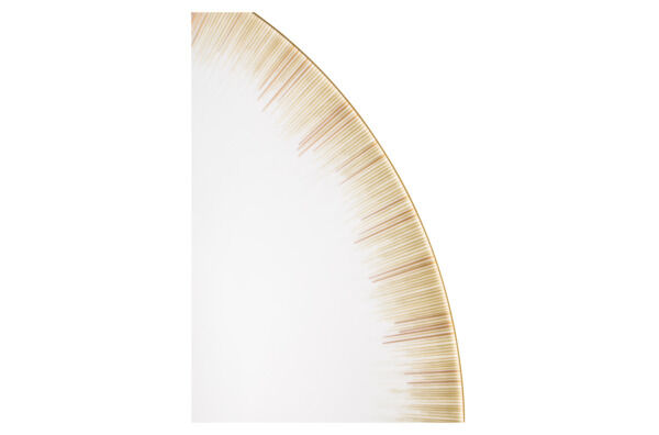 Тарелка суповая Narumi Сверкающее Золото 23 см, фарфор костяной - фото 4