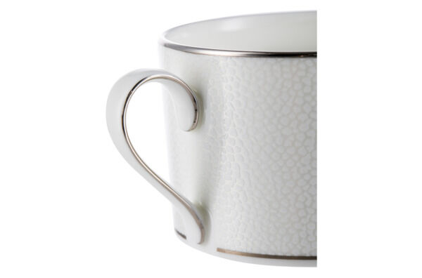 Чашка чайная с блюдцем Narumi Белый жемчуг 270 мл, фарфор костяной - фото 4