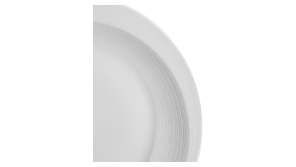 Тарелка обеденная Narumi Воздушный белый 27 см, фарфор костяной - фото 2