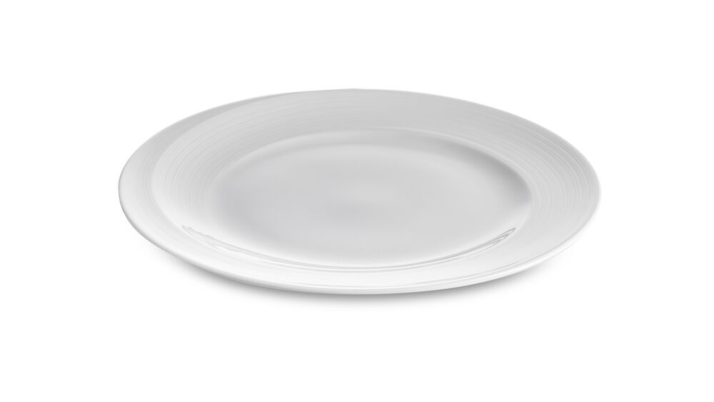Тарелка обеденная Narumi Воздушный белый 27 см, фарфор костяной - фото 3
