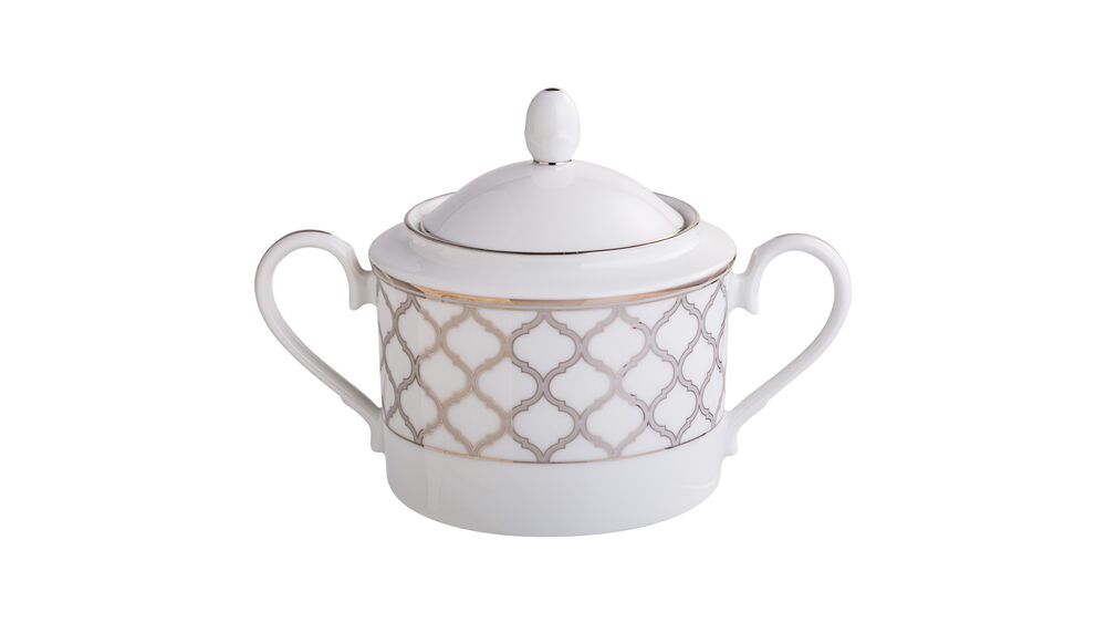 Сахарница Noritake Царский дворец, платиновый кант 325 мл - фото 6