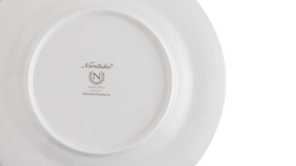 Тарелка пирожковая Noritake Трефолио, платиновый кант 16,7 см - фото 3