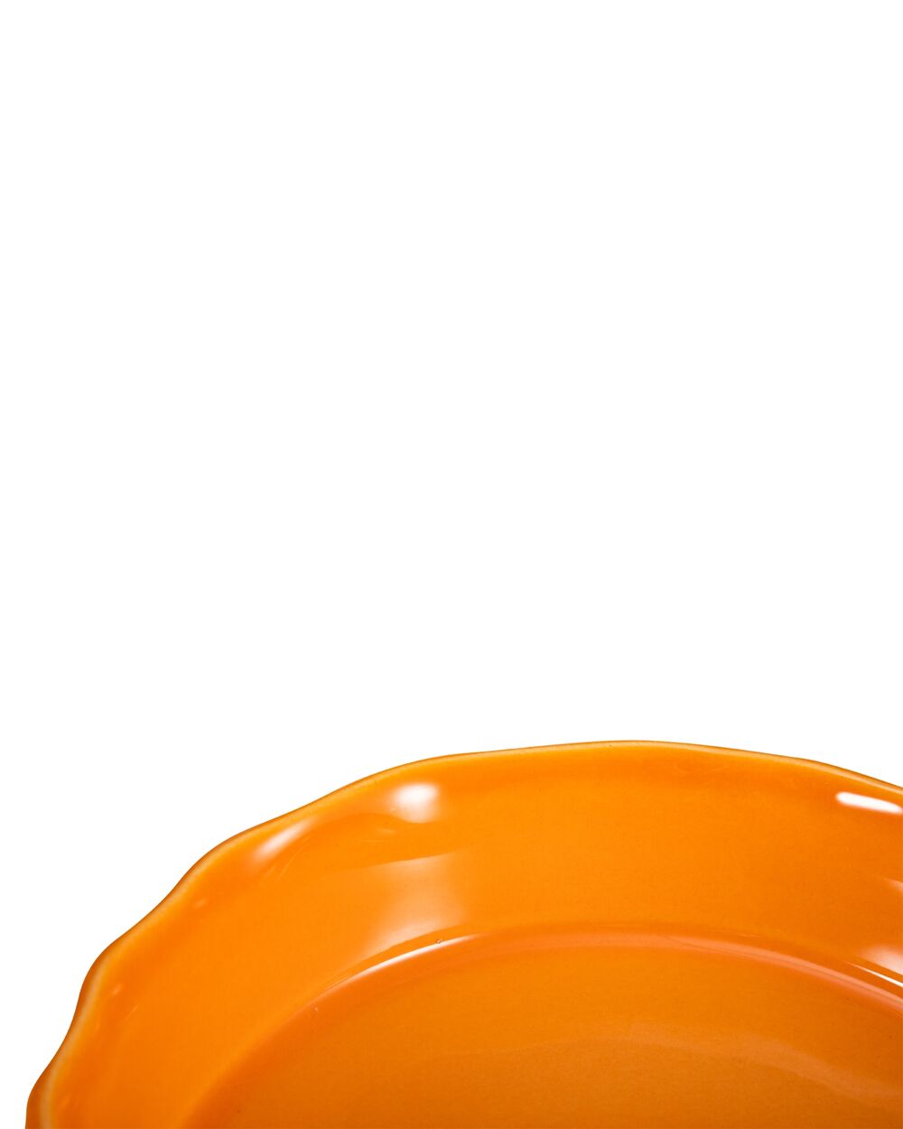 Форма для запекания круглая Esprit de cuisine Festonne d22,5 см, 1,2 л, ручки, оранжевая - фото 3
