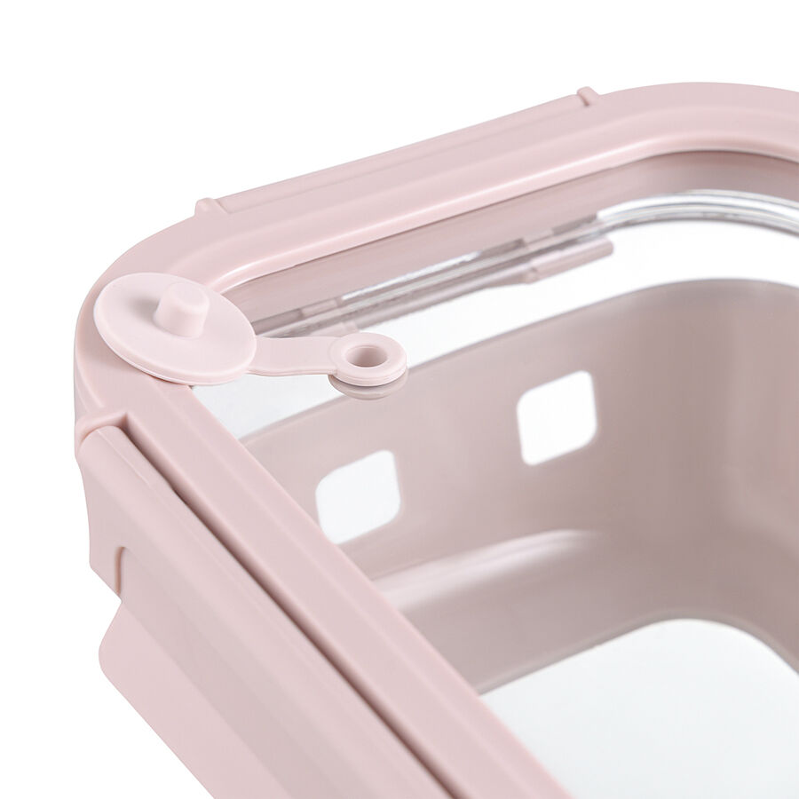 Контейнер для запекания, хранения и переноски продуктов в чехле Smart Solutions, 640 мл, розовый - фото 5