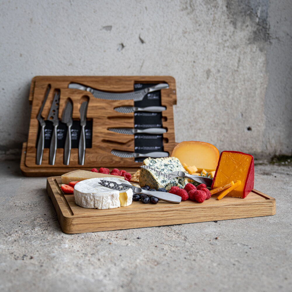 Набор для сыра Boska Монако+, 10 ножей  для всех видов сыра из стали в деревянной коробке, Boska - фото 7