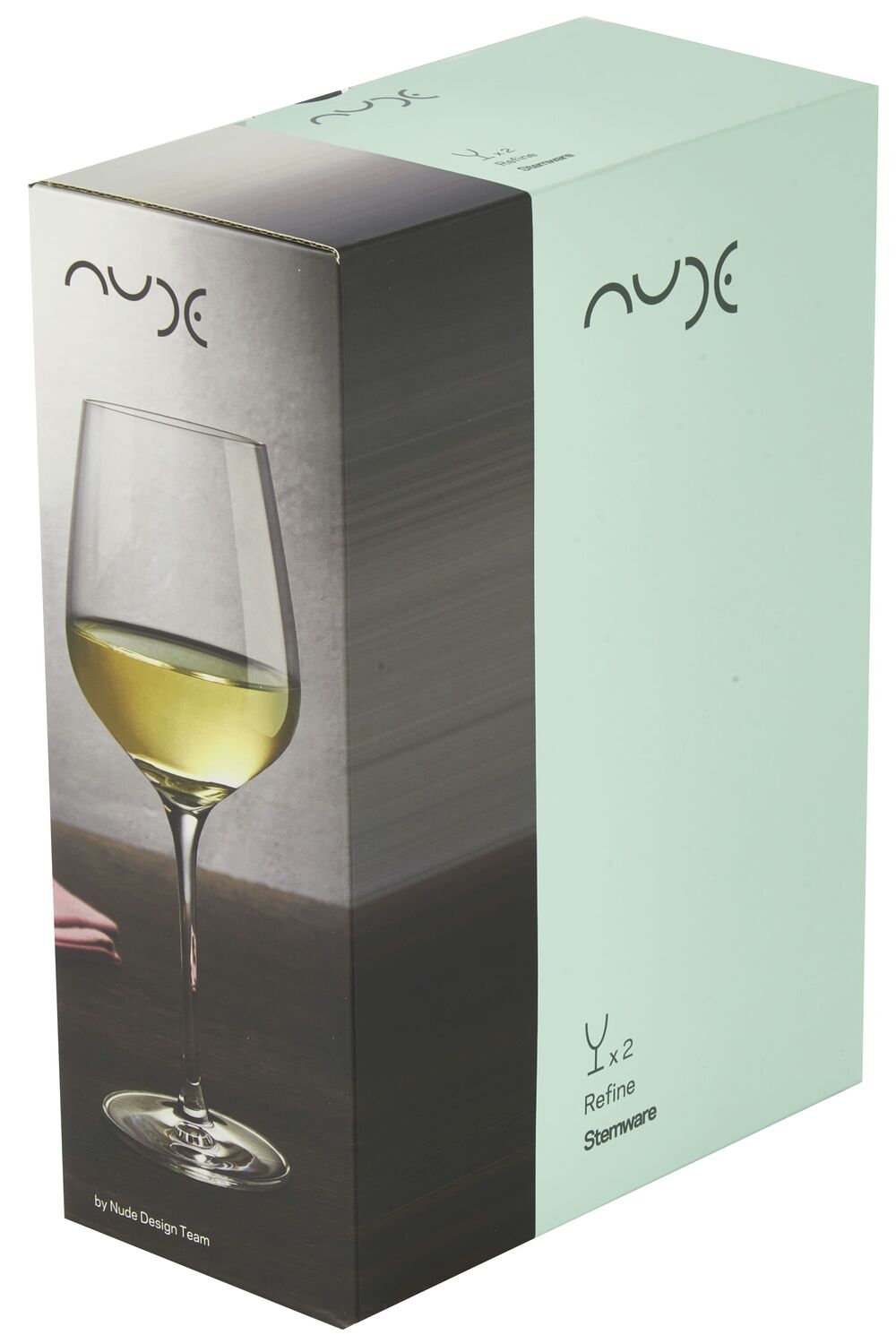 Набор бокалов для белого вина Совершенство 440 мл, 2 шт, хрусталь, Nude Glass - фото 2