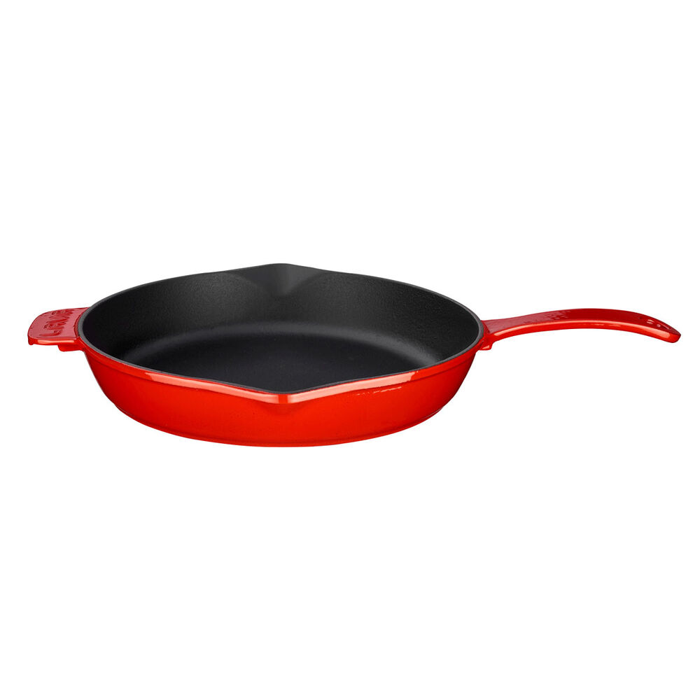 Сковорода  28 см, 2,3 л, чугун, красная, Lava - фото 3