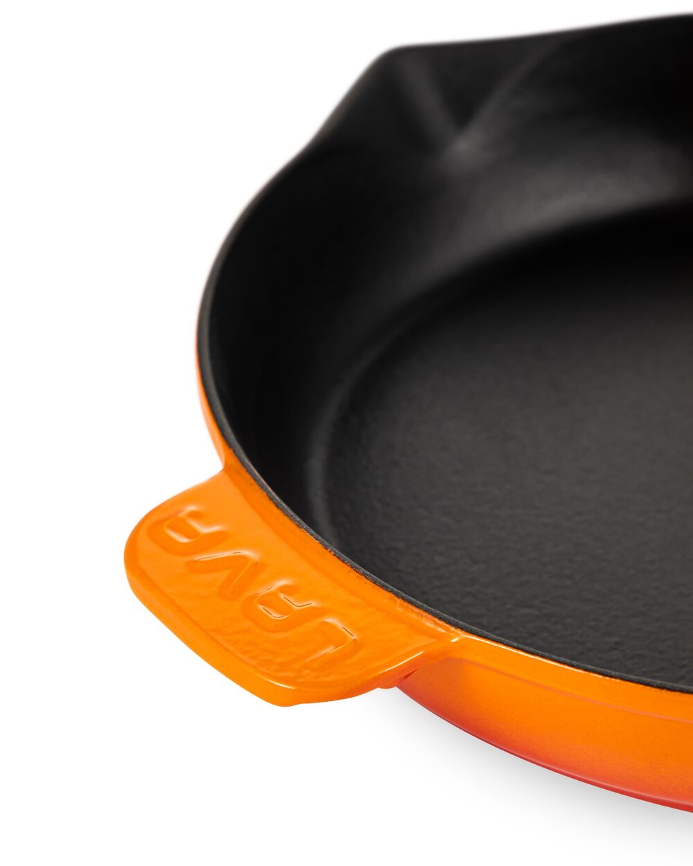 Сковорода  28 см, 2,3 л, чугун, оранжевая, Lava - фото 7
