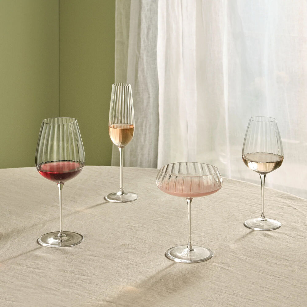 Набор бокалов для шампанского Round UP 200 мл, 2 шт, стекло хрустальное, Nude Glass - фото 4