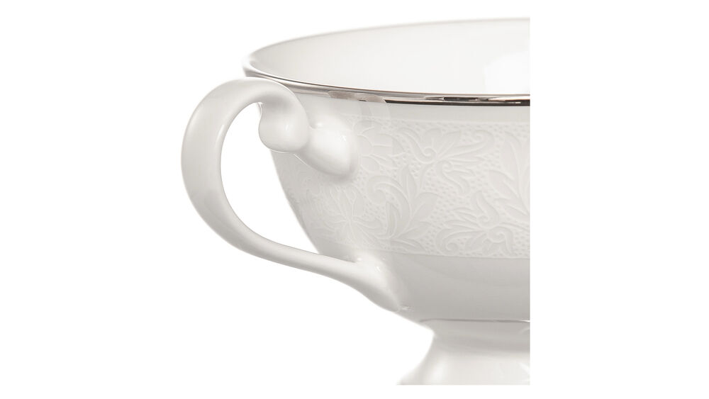 Чашка чайная с блюдцем Narumi Рошель 230 мл, фарфор костяной - фото 4