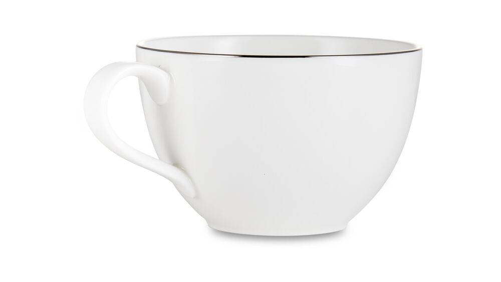 Чашка чайная с блюдцем Narumi Сверкающая Платина 280 мл, фарфор костяной - фото 5