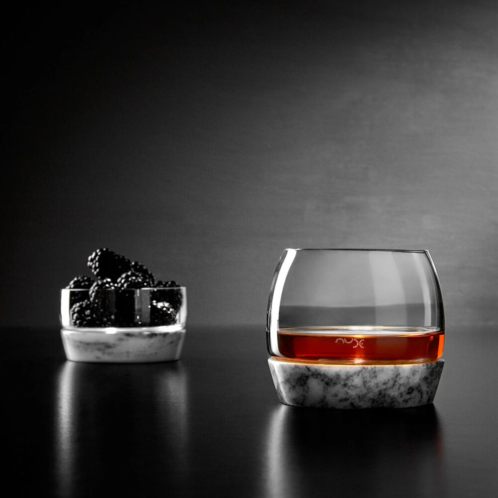 Чаша для закусок Nude Glass Прохлада 9 см, h5,5 см, хрусталь, мрамор - фото 7