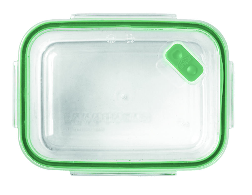 Контейнер прямоугольный SNIPS 800 мл, 18х13,5х7,5 см, для СВЧ и заморозки, зеленый, пластик - фото 5
